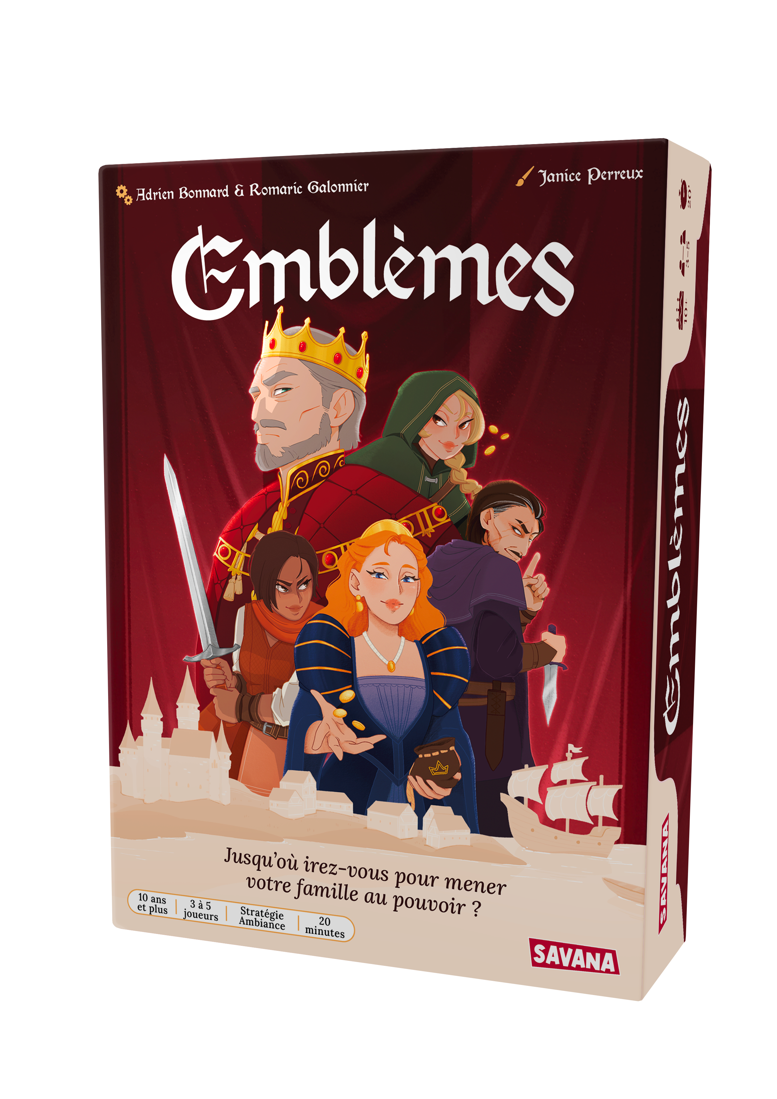 EMBLÈMES – LE JEU DE STRATÉGIES ET DE FOURBERIES