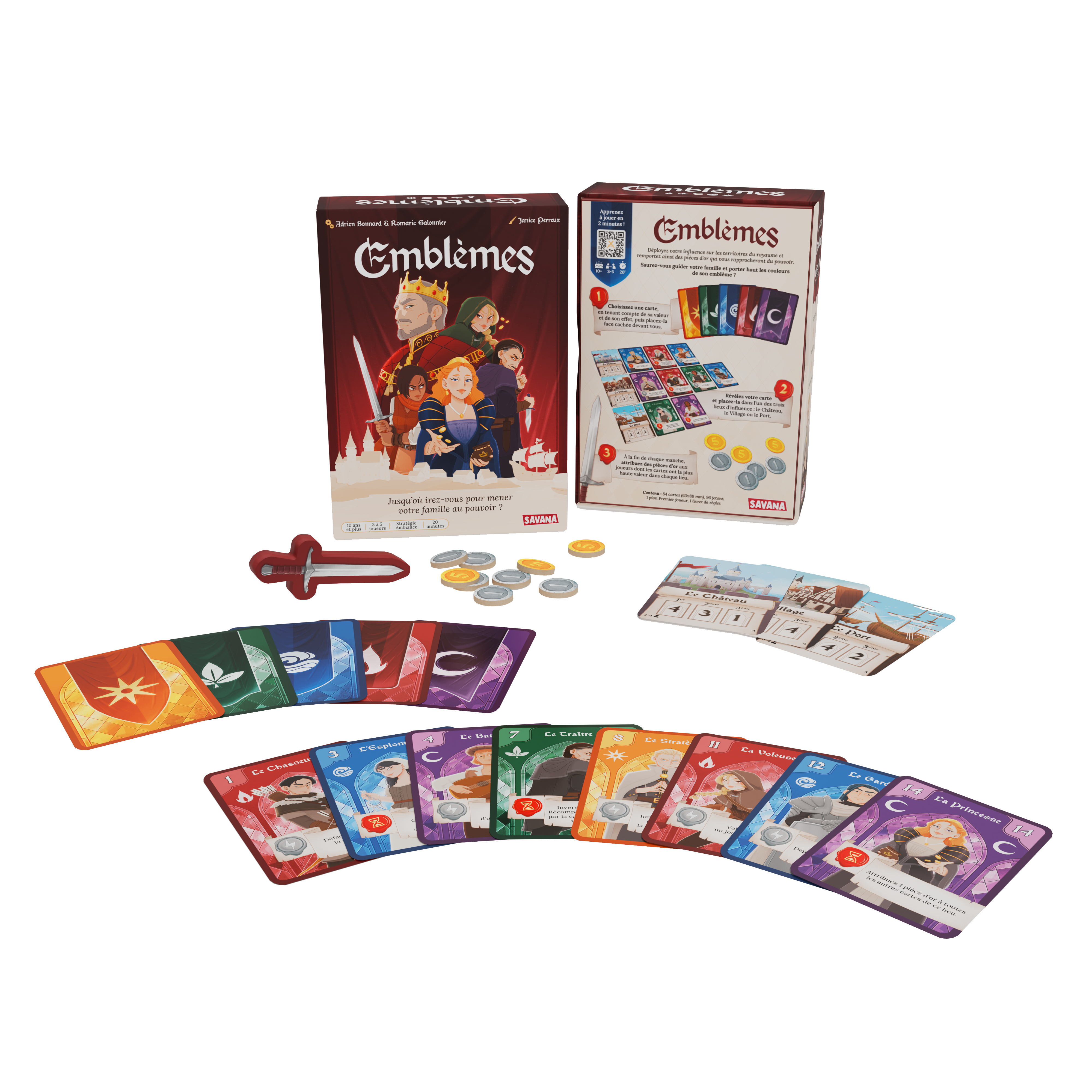 EMBLÈMES – LE JEU DE STRATÉGIES ET DE FOURBERIES