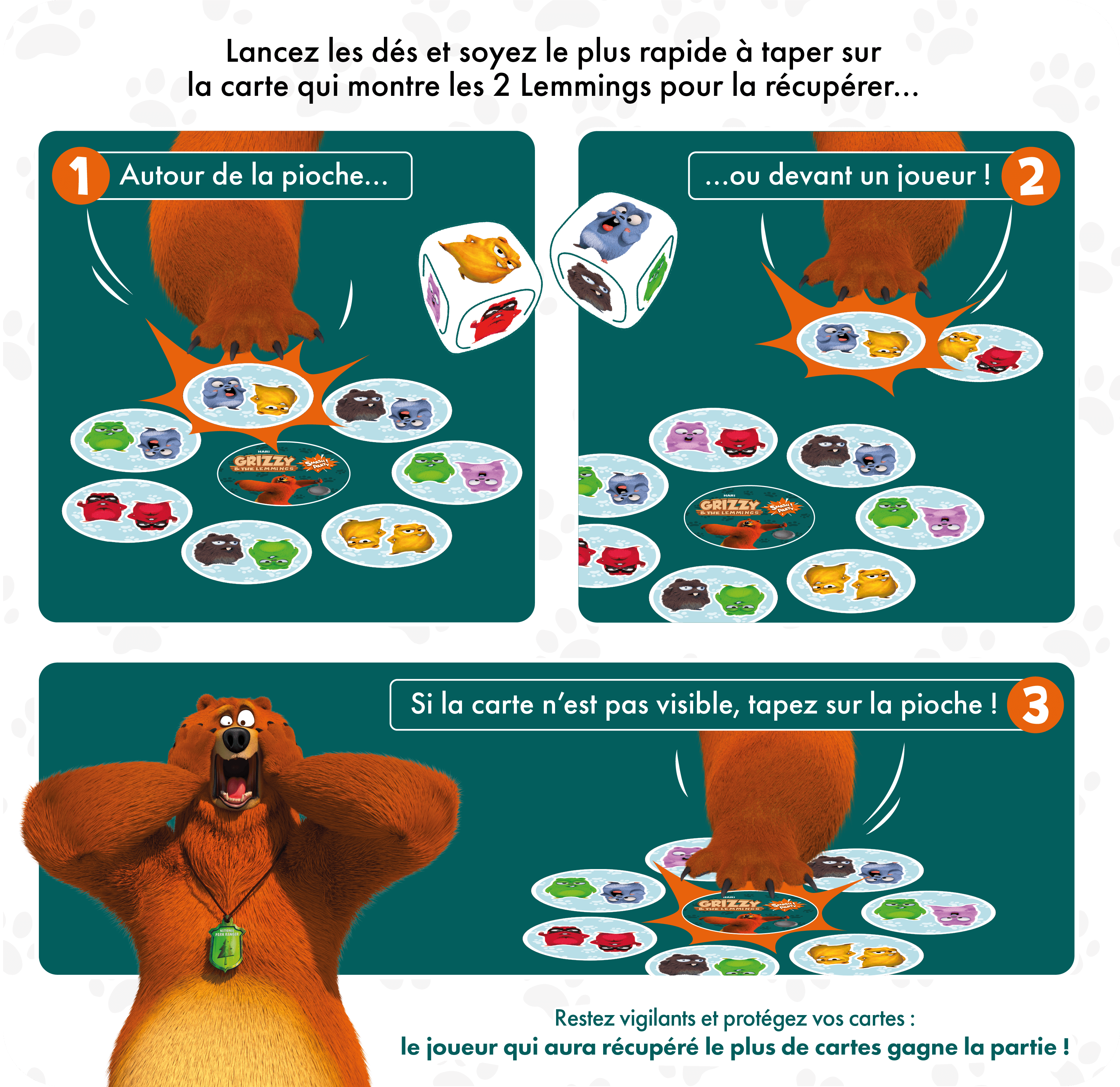 Comment jouer à Grizzy Smash Party