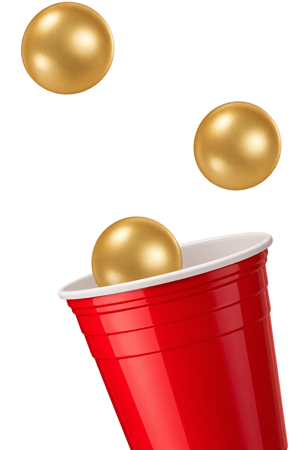 Sportfest am Nordpol: Bälle und Becher
