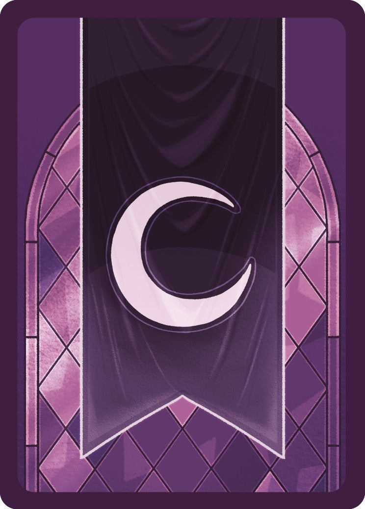 Kartenrücken violett